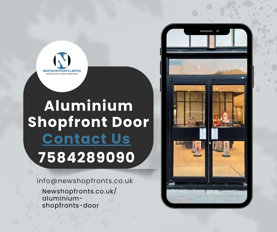 aluminium shopfront door