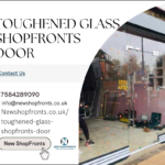 toughened glass shopfronts door